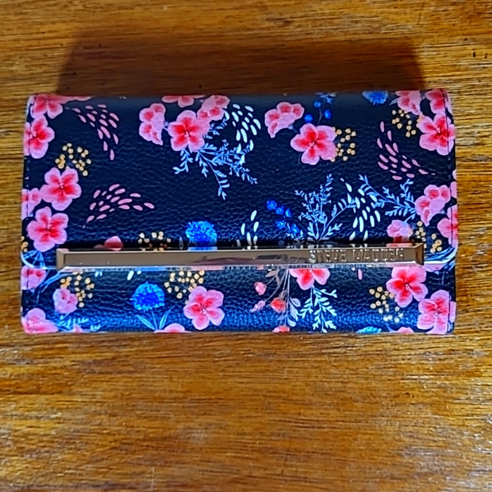 Steve Madden Wallet Floral Trifold